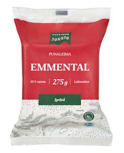 Kuusamon Juusto punaleima Emmental 275 g