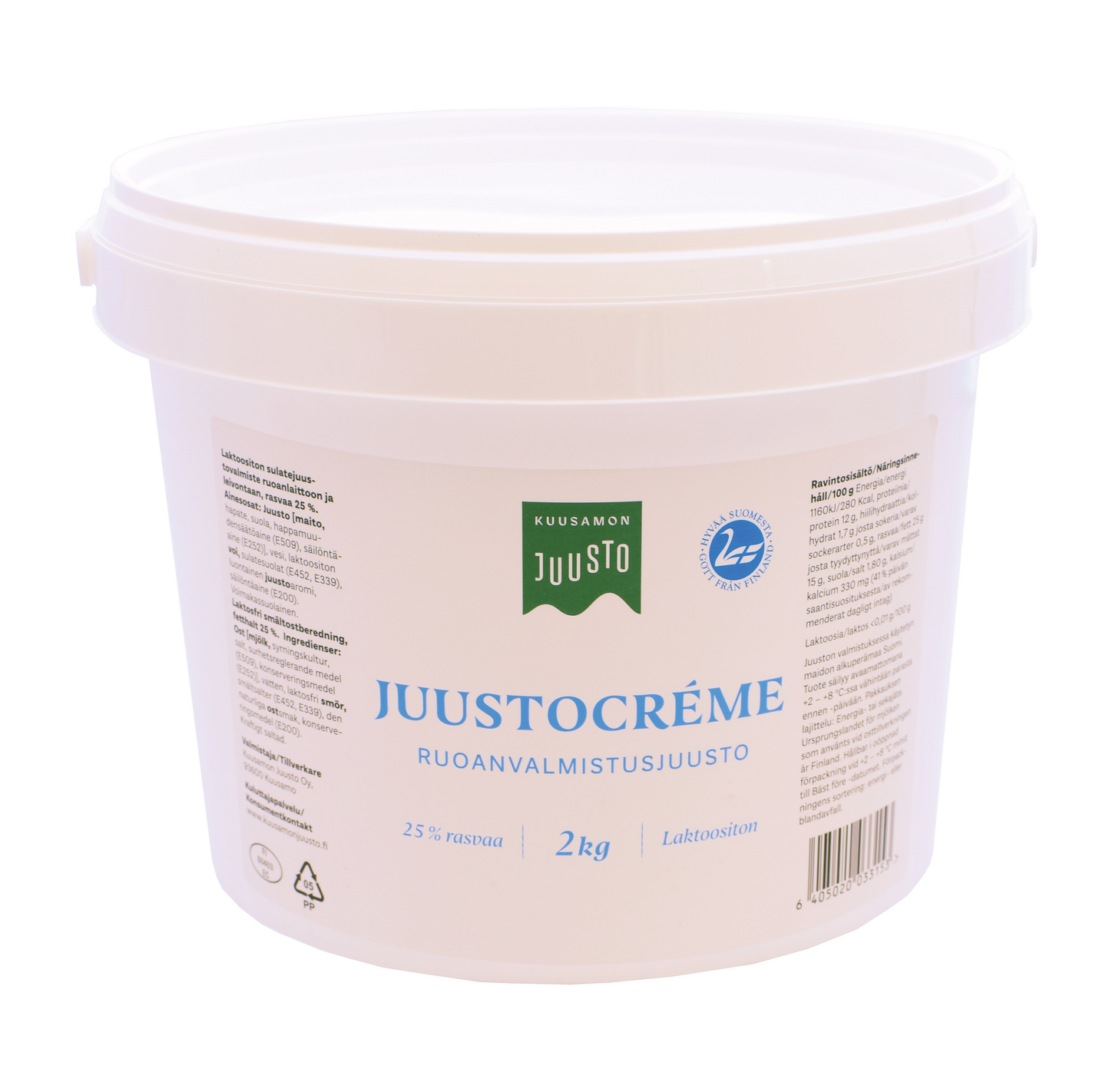 Kuusamon Juusto Juustocreme 2kg laktoositon