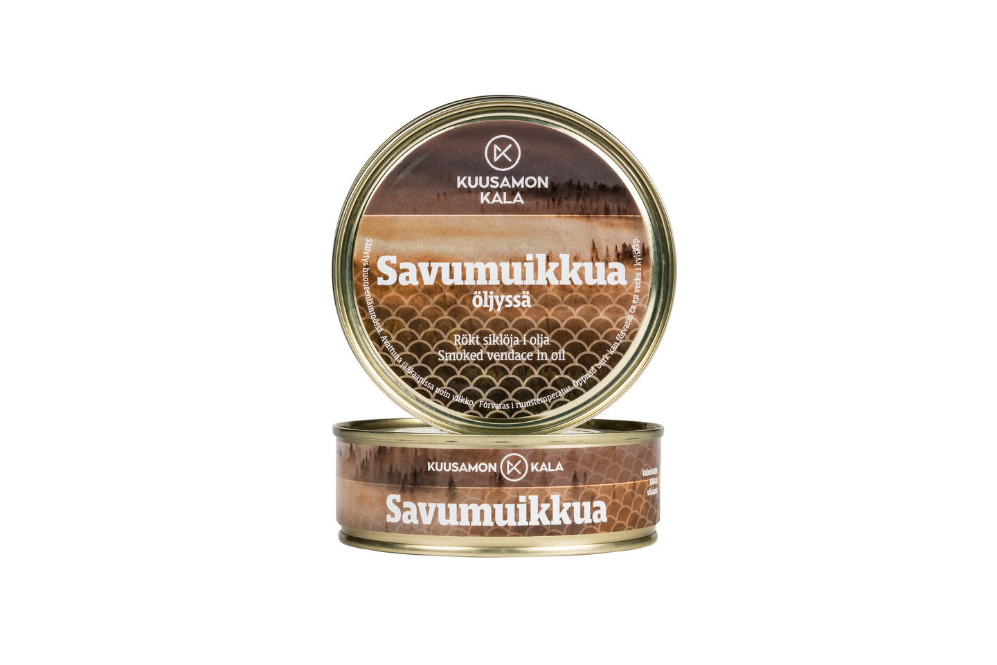 Kuusamon Kala Savustettua muikkua öljyssä 180g/140g