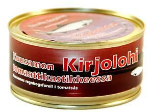Kuusamon Kirjolohi tomaattikastikkeessa 330/260g