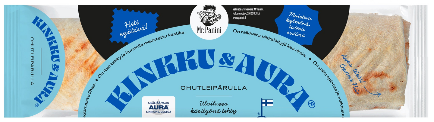 Mr. Panini kinkku & aura ohutleipärulla 250 g