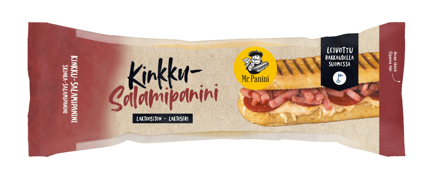 Mr. Panini kinkku-salamipanini 235g