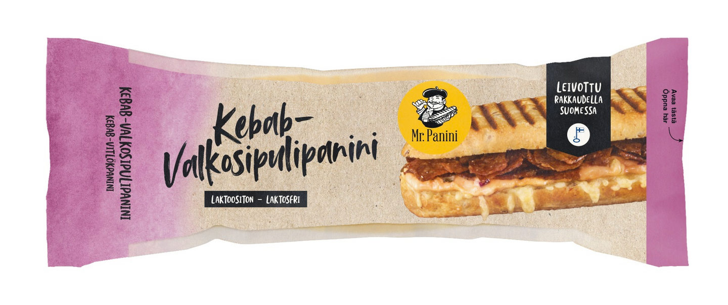 Mr. Panini kebab-valkosipulipanini 235g