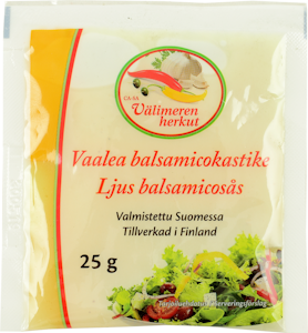 Välimeren herkut Vaalea balsamicokastike 25g