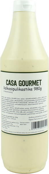 Casa Gourmet Valkosipulikastike 980g