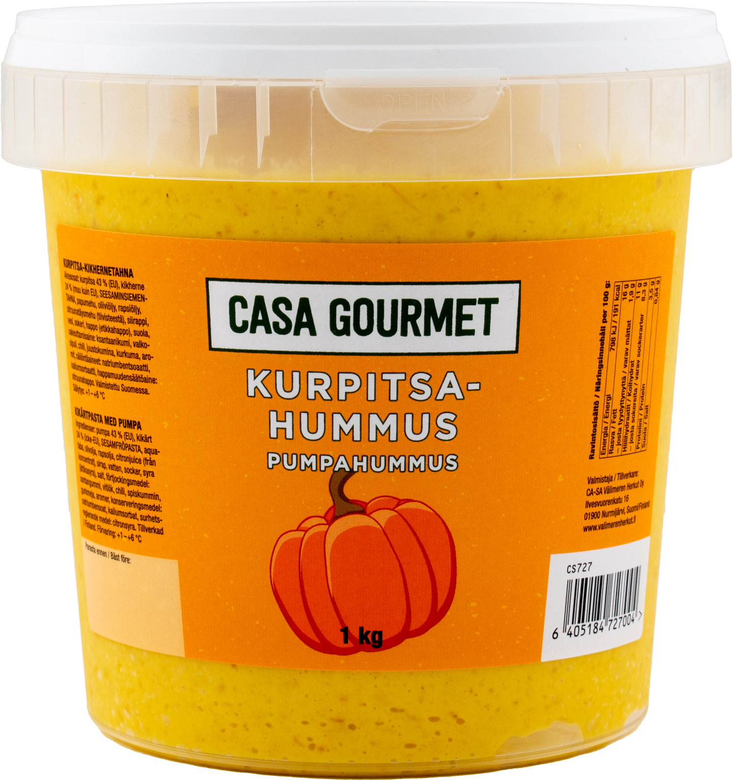 Casa Gourmet kurpitsahummus 1kg