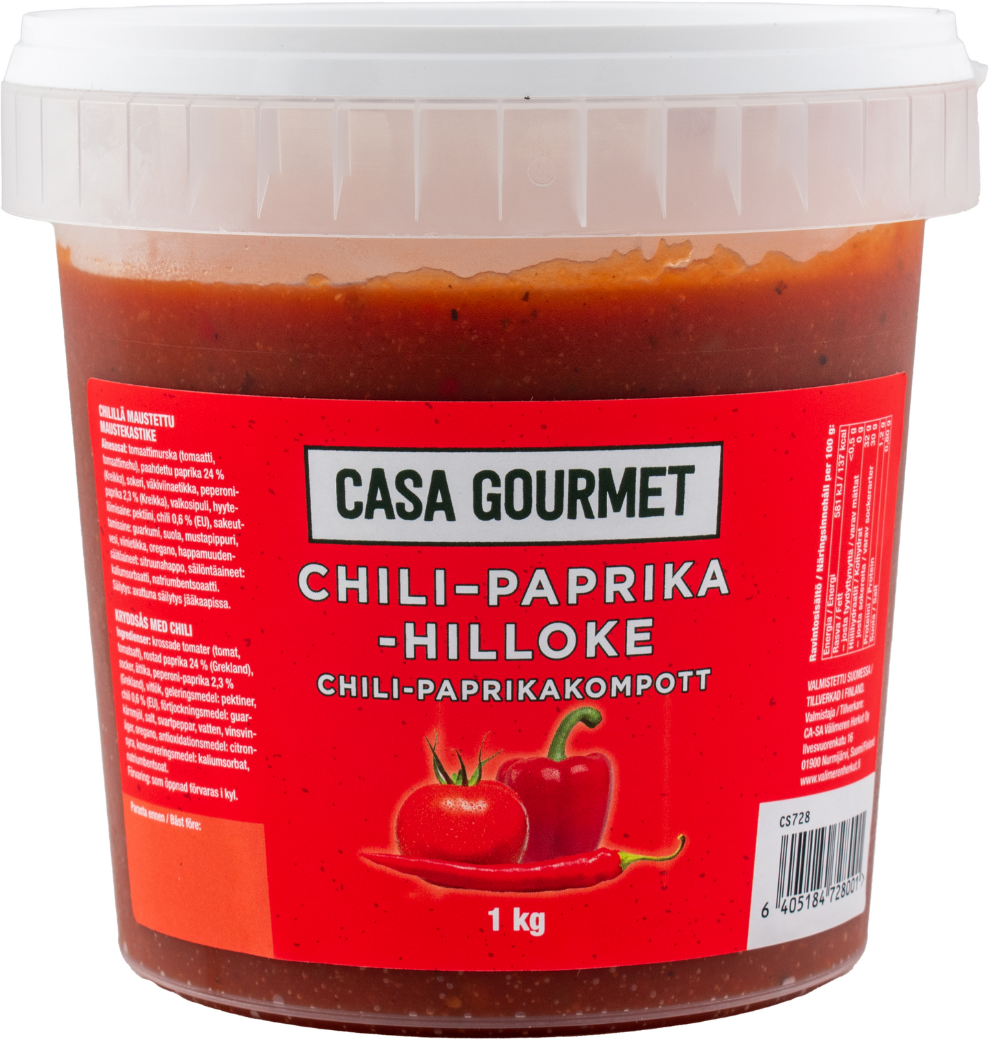 Casa Gourmet chili-paprikahillo 1kg