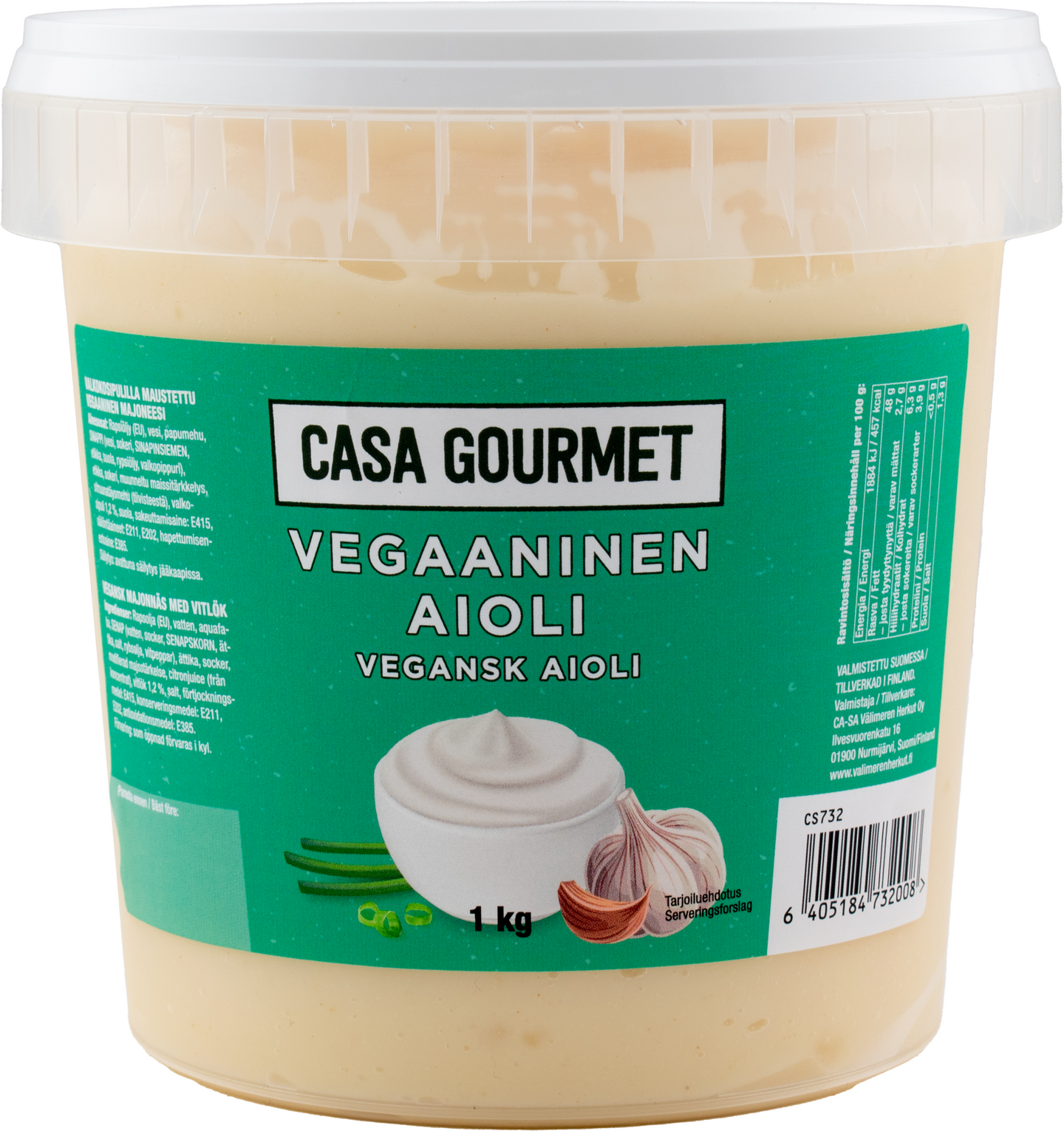 Casa Gourmet vegaaninen aioli 1kg