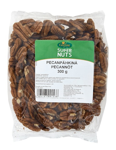 Grefinn Super Nuts pecanpähkinä 300g