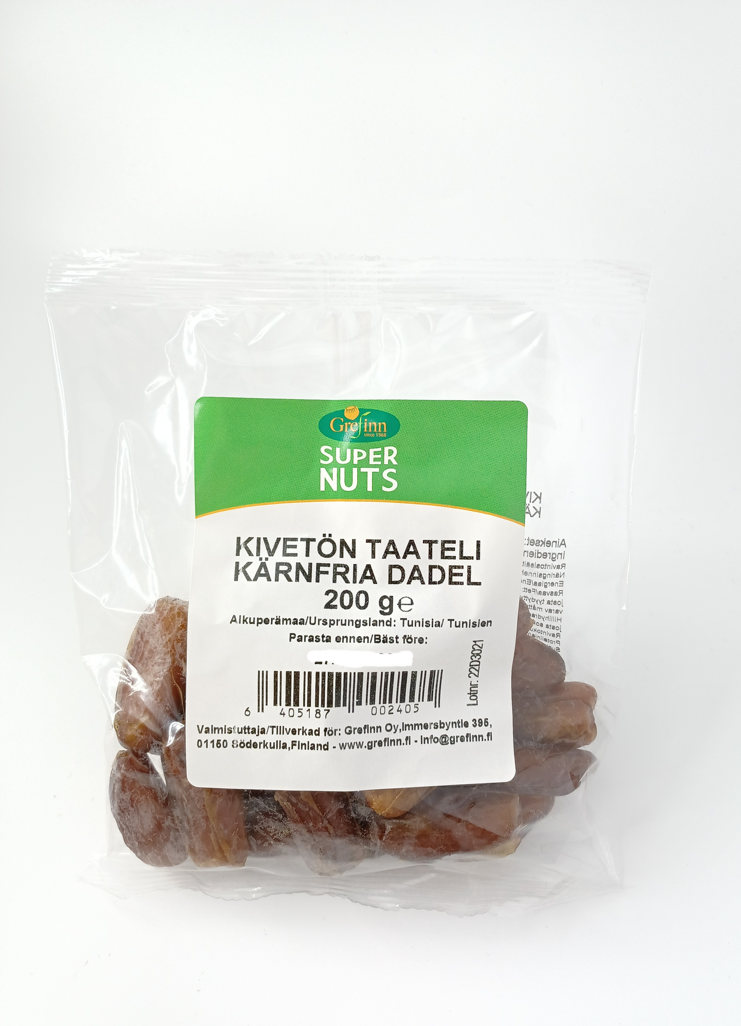 Grefinn supernuts kivetön taateli 200g | K-Ruoka Verkkokauppa