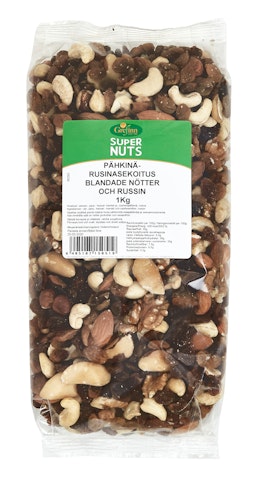 Grefinn Super Nuts pähkinärusinasekoitus 1kg