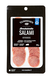 Tamminen ilmakuivattu salami 100g