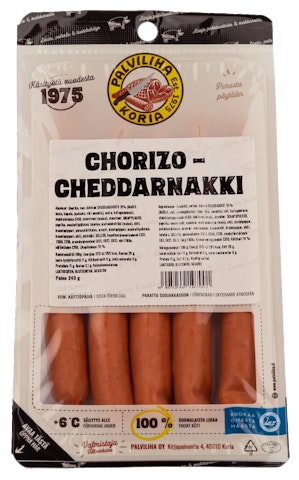 Palviliha Chorizo-cheddarnakki 240 g