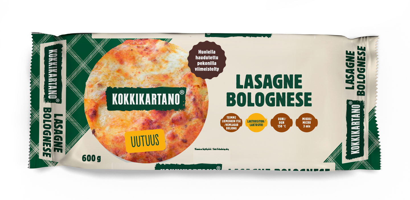 Kokkikartano lasagne bolognese 600g | K-Ruoka Verkkokauppa