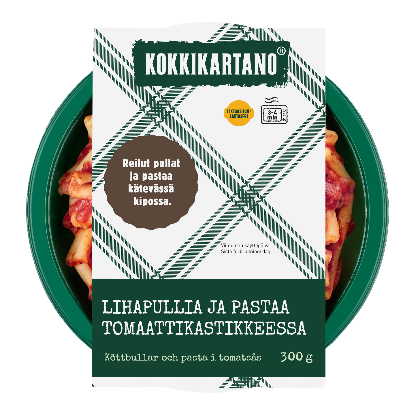 Kokkikartano lihapullapasta 300g