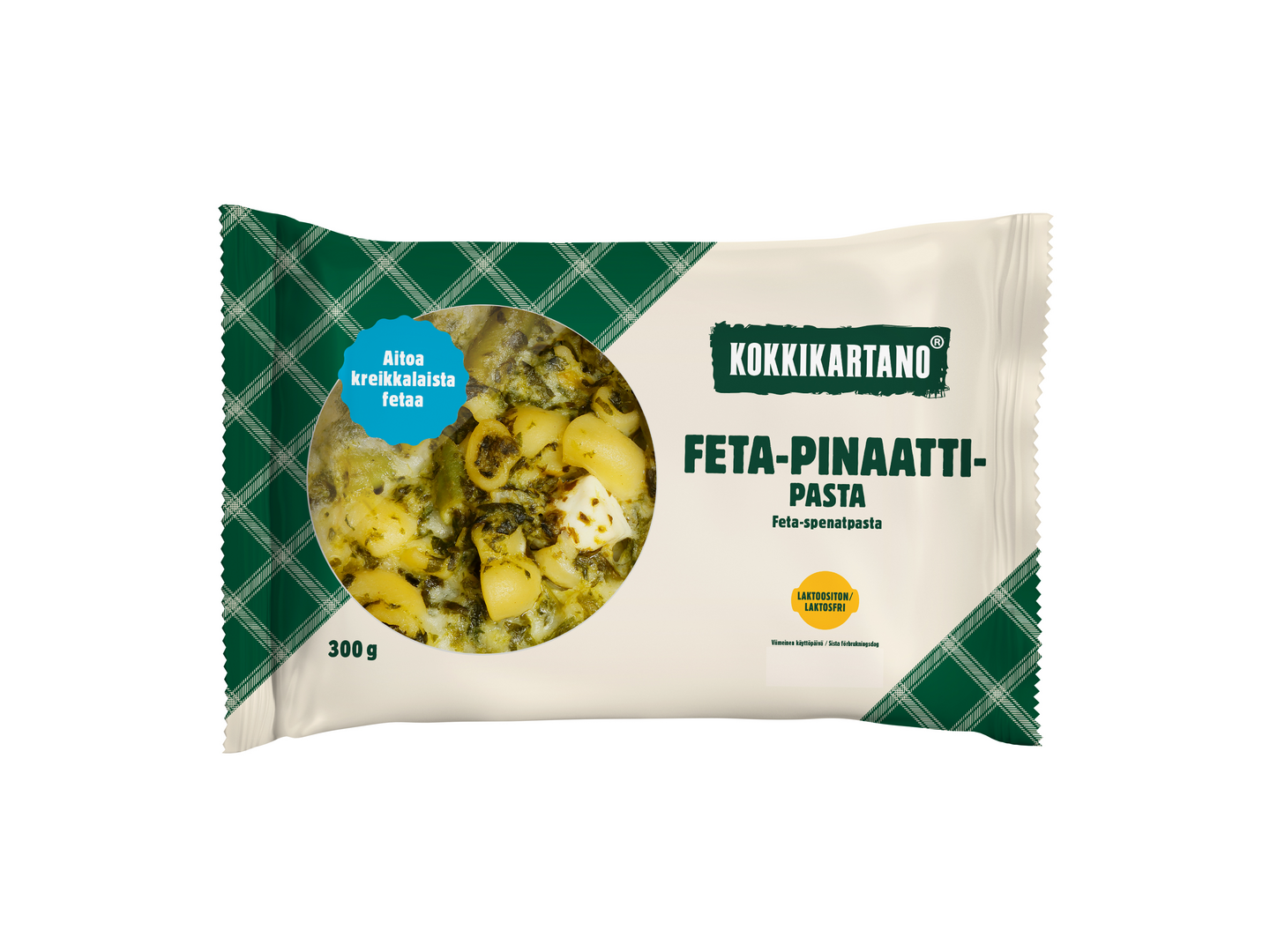 Kokkikartano feta-pinaattipasta 300g