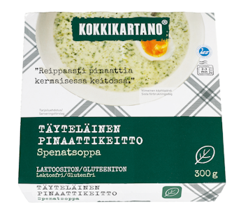 Kokkikartano täyteläinen pinaattikeitto 300 g