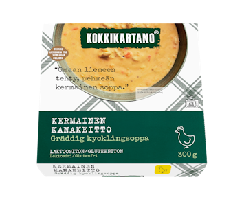 Kokkikartano kermainen kanakeitto 300g