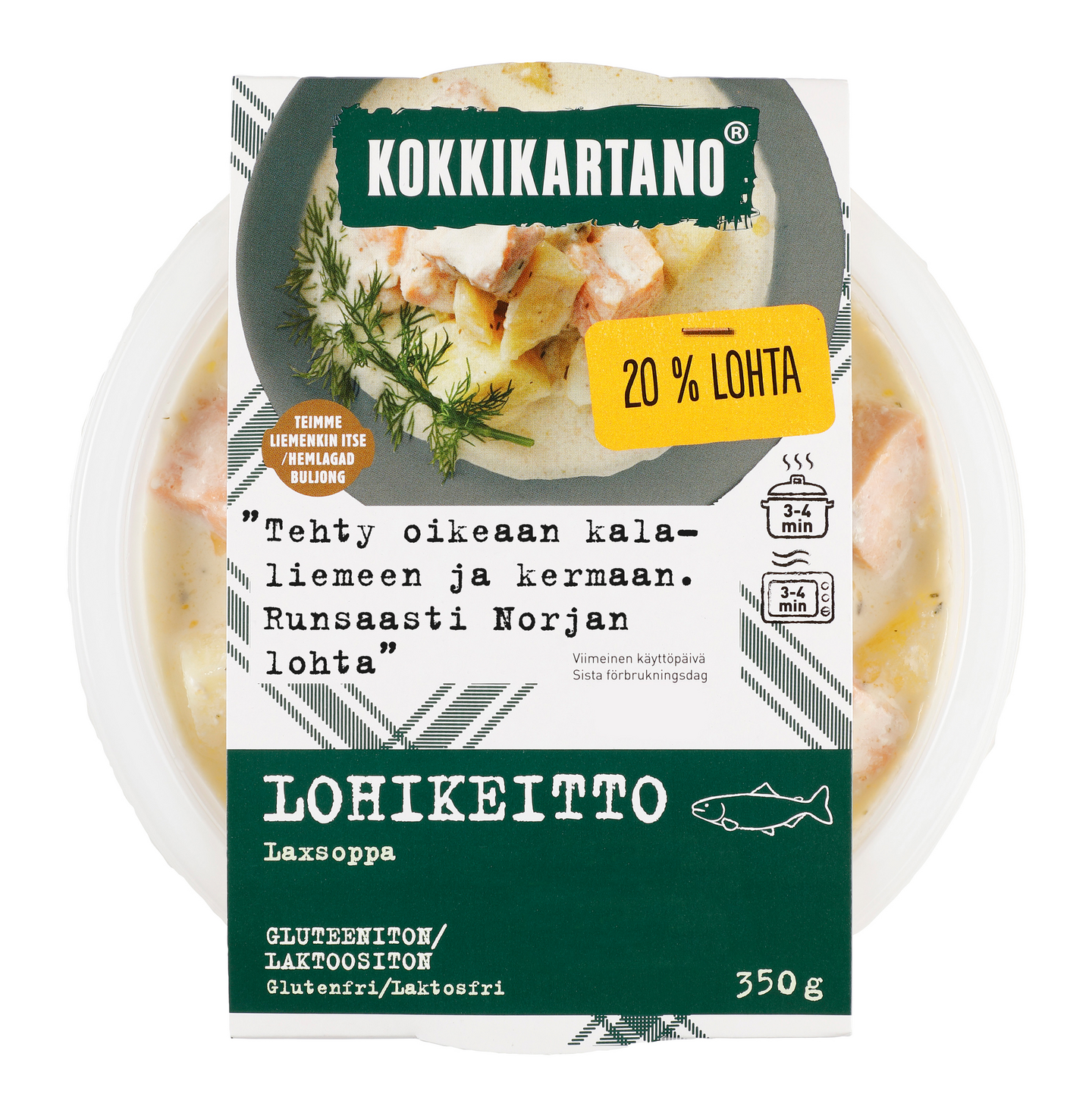 Kokkikartano lohikeitto 350g | K-Ruoka Verkkokauppa