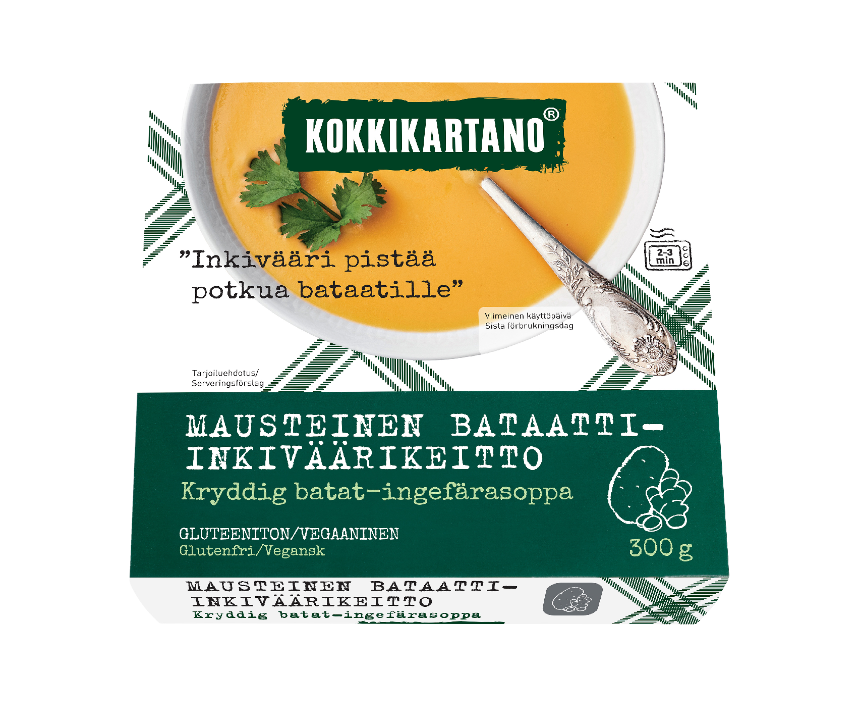 Kokkikartano bataat-inkiväärikeitto 300g | K-Ruoka Verkkokauppa