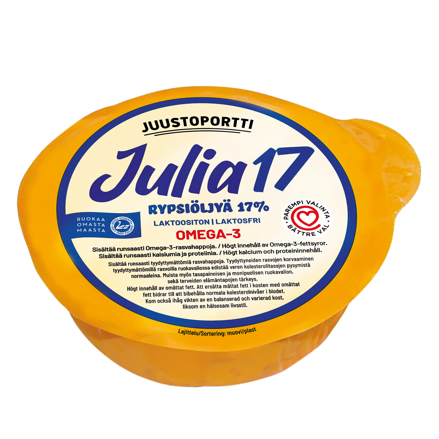 Juustoportti Julia rypsiöljyvalmiste 17 % 420 g
