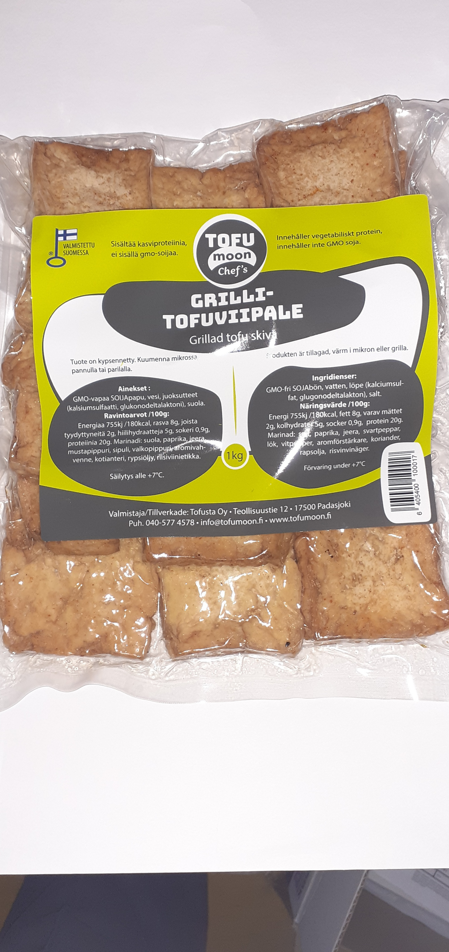Tofumoon Chef´s Grillitofuviipale 1kg