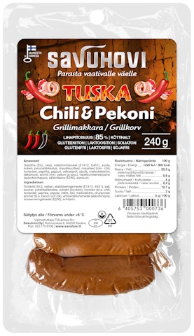 Savuhovi Tuska nakki chili pekoni 240g