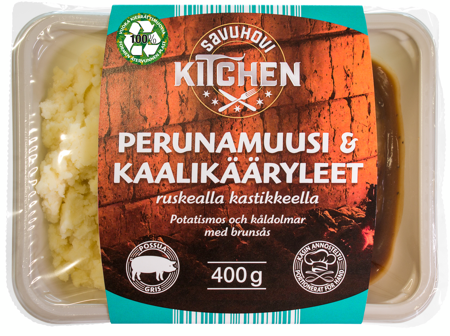 Savuhovi Kitchen perunamuusi ja kaalikääryleet 400g | K-Ruoka Verkkokauppa