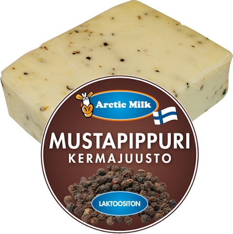 Arctic milk mustapippuri kermajuusto 140g