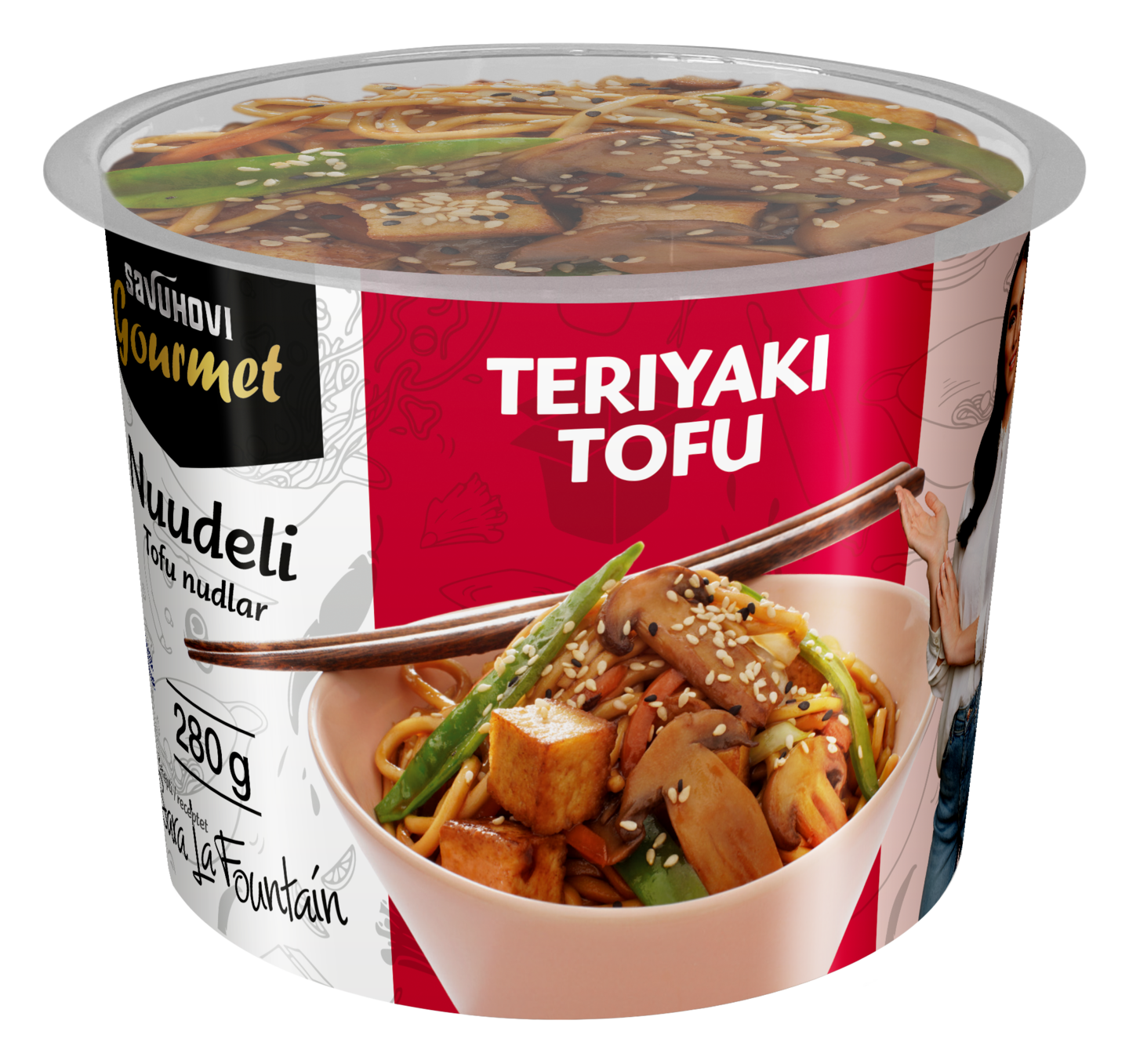 Savuhovi Gormet teriyaki tofu nuudeli 280g | K-Ruoka Verkkokauppa