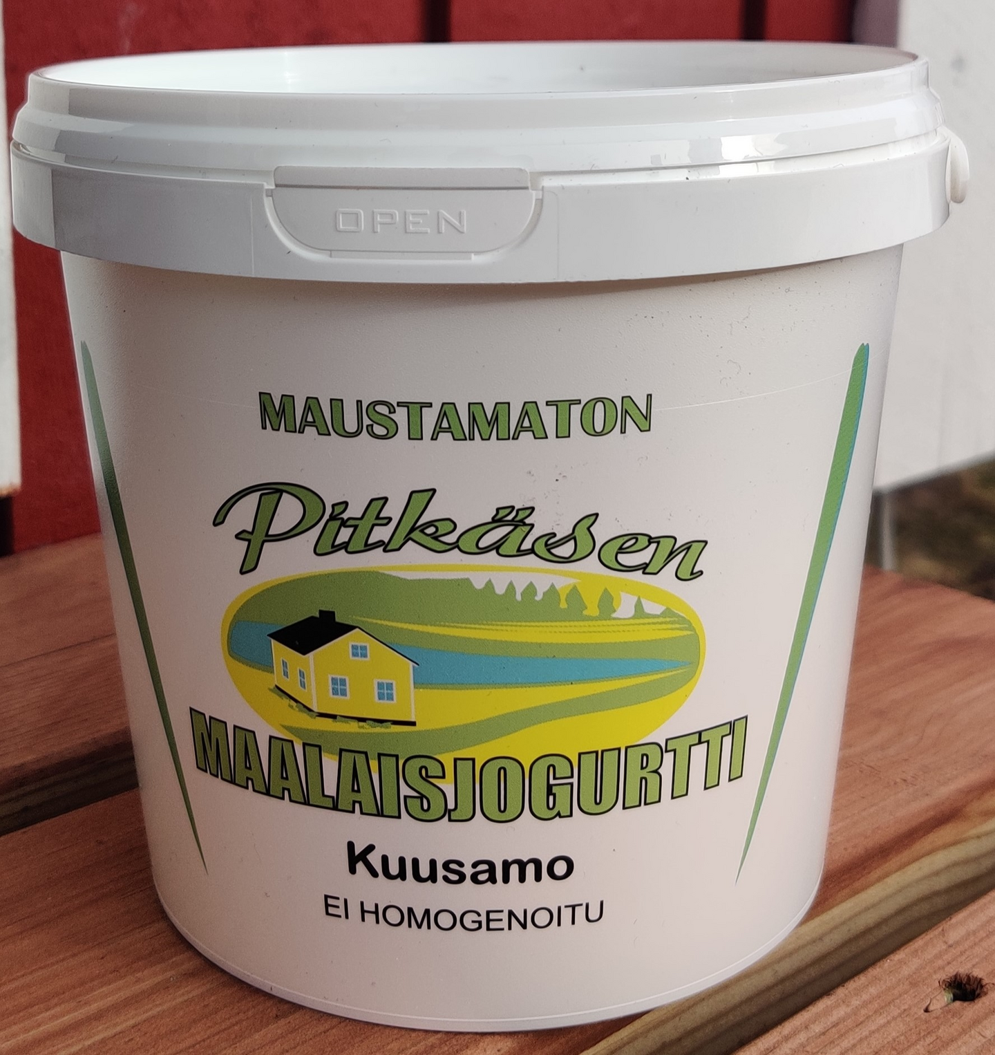 Pitkäsen maustamaton jogurtti 1kg