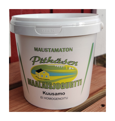 Pitkäsen maustamaton jogurtti 1kg