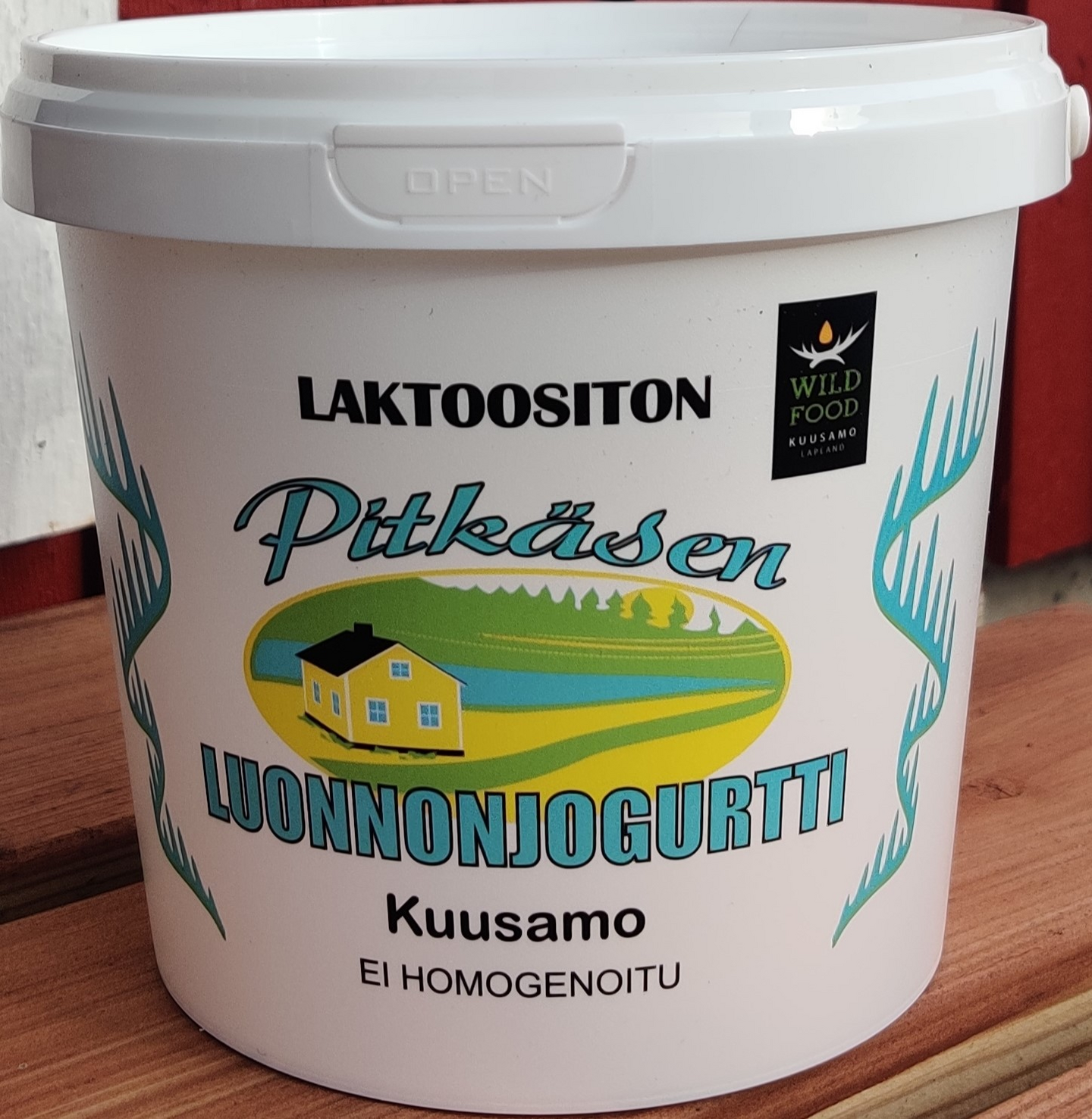 Pitkäsen laktoositon luonnonjogurtti 1kg