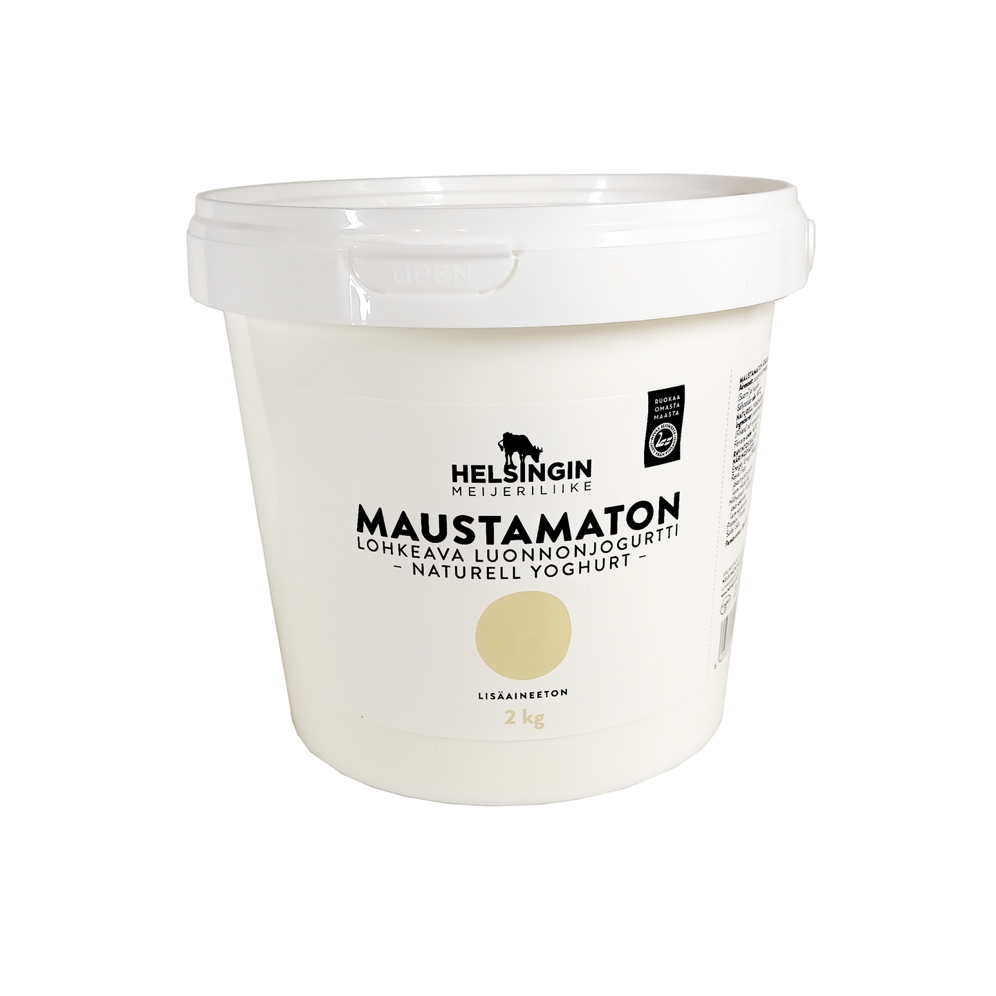 Helsingin Meijeriliike Maustamaton lohkeava luonnonjogurtti laktoositon 2kg