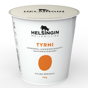 Helsingin Meijeriliike luonnonjogurtti 150g tyrni