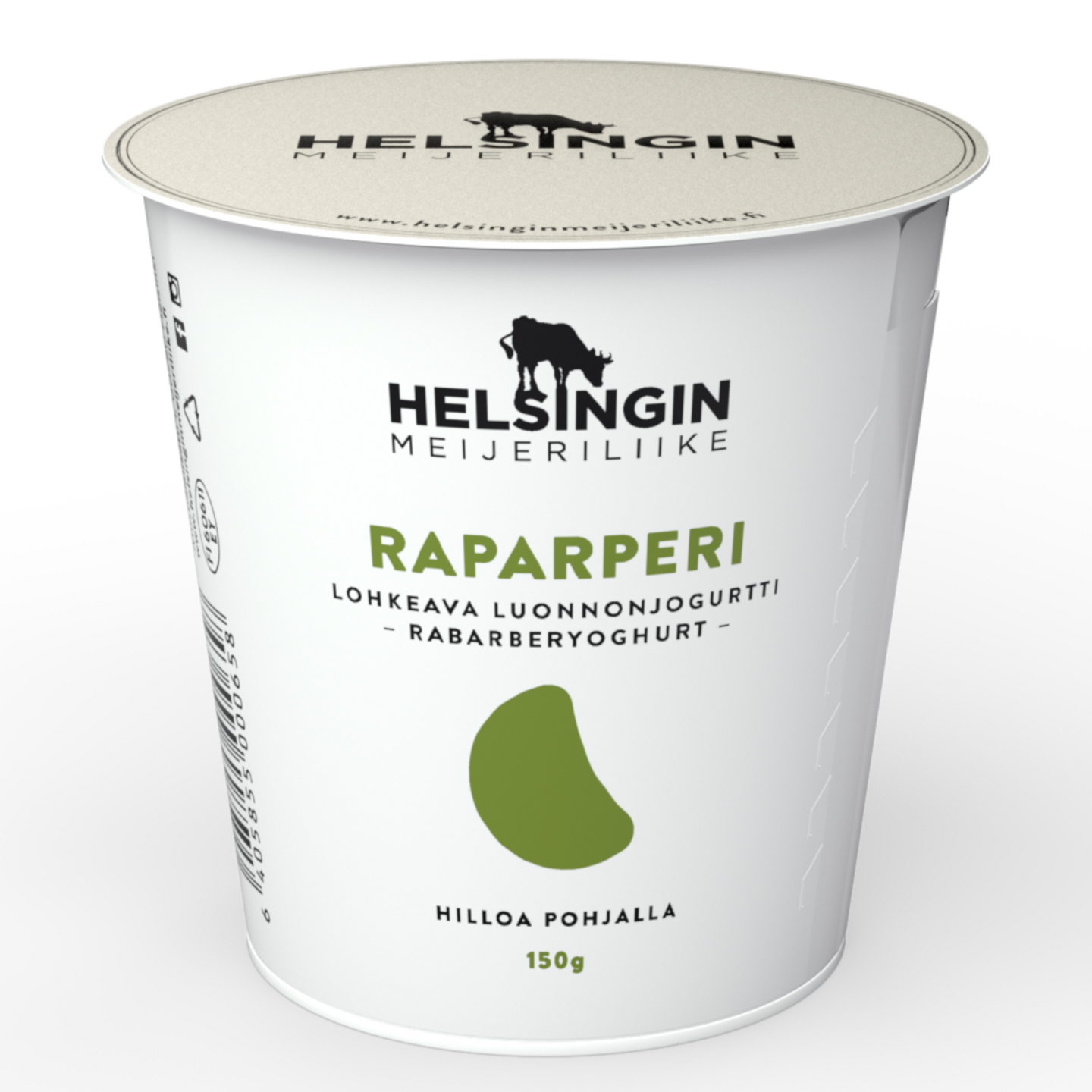 Helsingin Meijeriliike luonnonjogurtti 150g raparperi