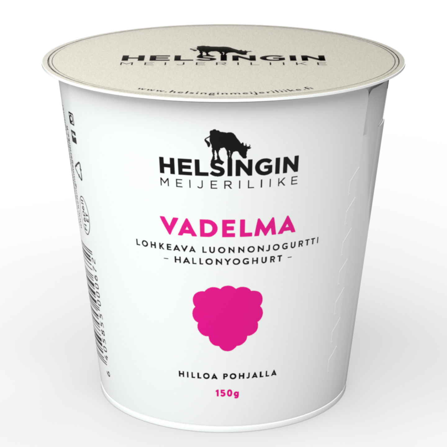 Helsingin Meijeriliike luonnonjogurtti 150g vadelma