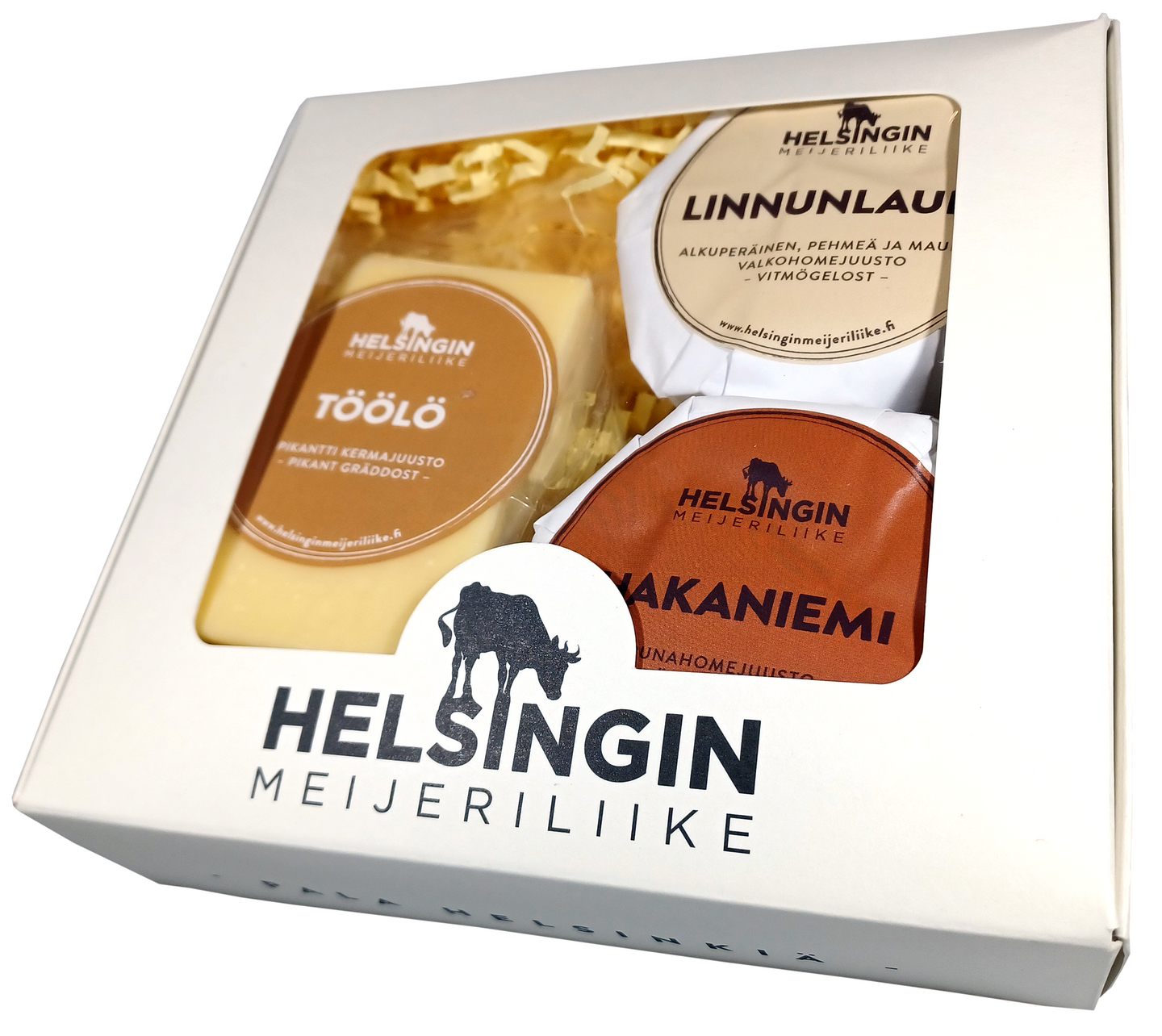 Helsingin Meijeriliike 560g Kolme juusto lahjapakkaus