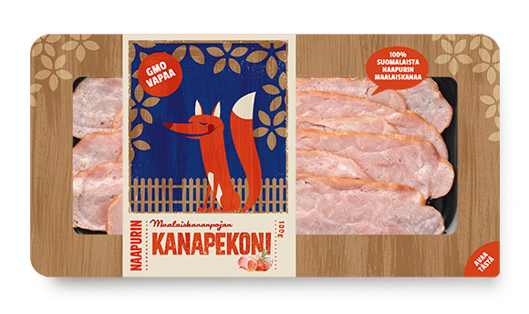 Naapurin maalaiskananpojan kanapekoni 100g | K-Ruoka Verkkokauppa