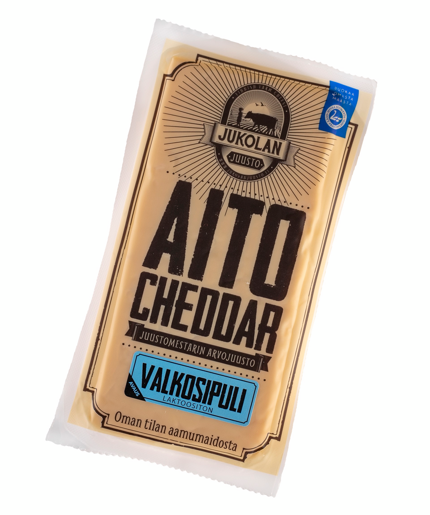 Jukolan Aito Cheddar valkosipuli 160g