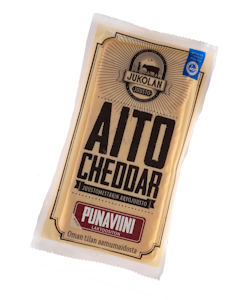 Jukolan Aito cheddar punaviini 160g