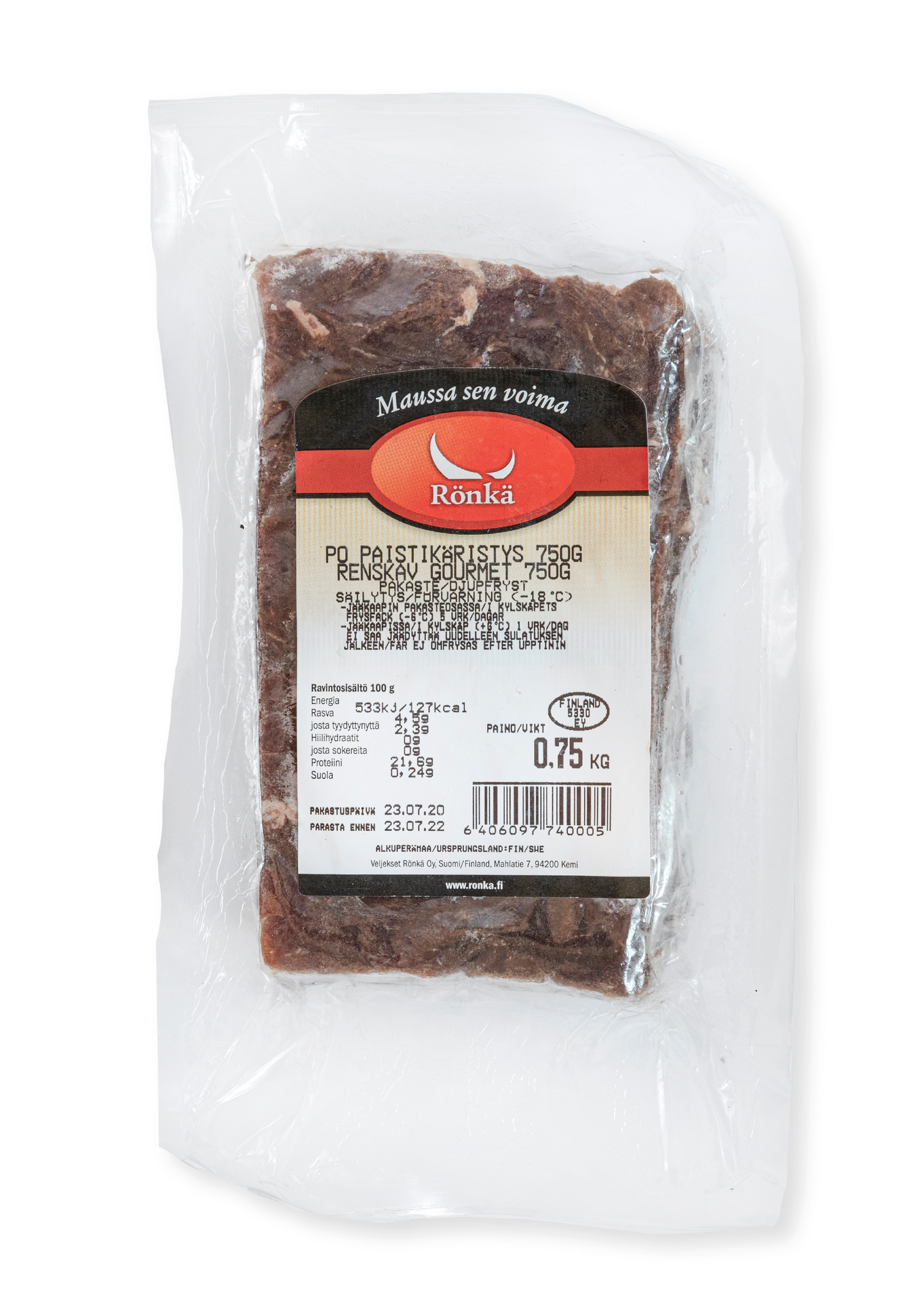 Rönkä Poron paistikäristys 750g pakaste