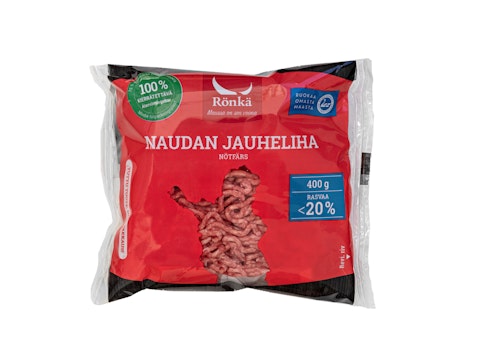 Rönkä Naudan jauheliha 20% 400g
