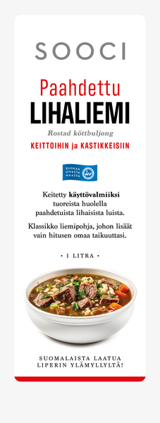 Kivikylän Sooci paahdettu lihaliemi 1l