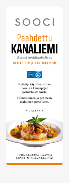 Kivikylän Sooci paahdettu kanaliemi 1l