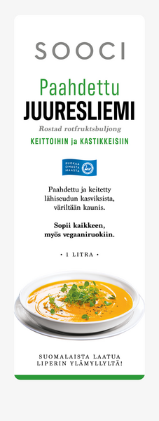 Kivikylän Sooci paahdettu juuresliemi 1l