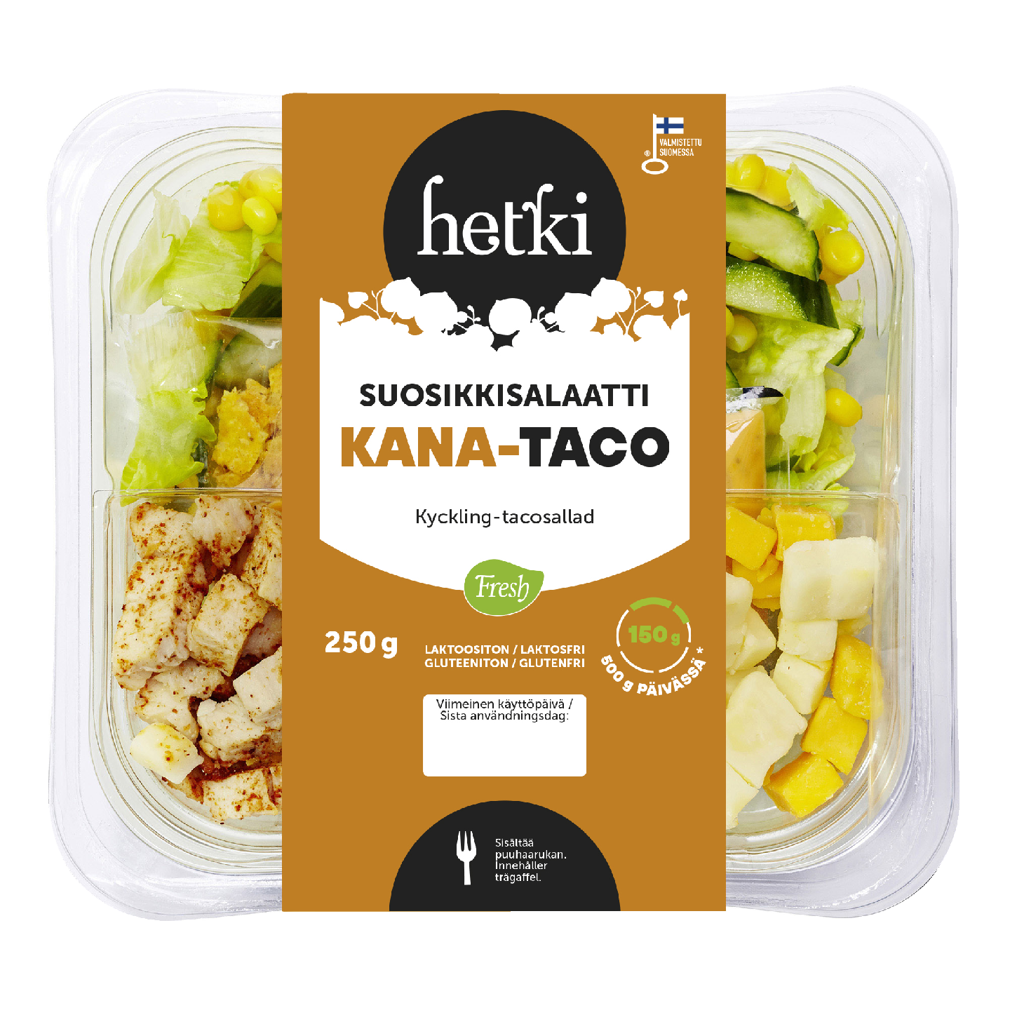 Fresh Hetki Suosikkisalaatti kana-taco 250g