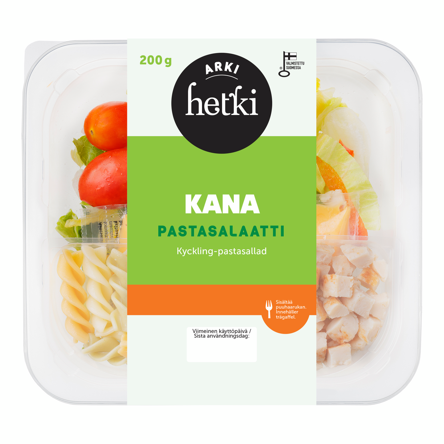 Fresh Hetki Arkisalaatti kana-pasta 200g | K-Ruoka Verkkokauppa