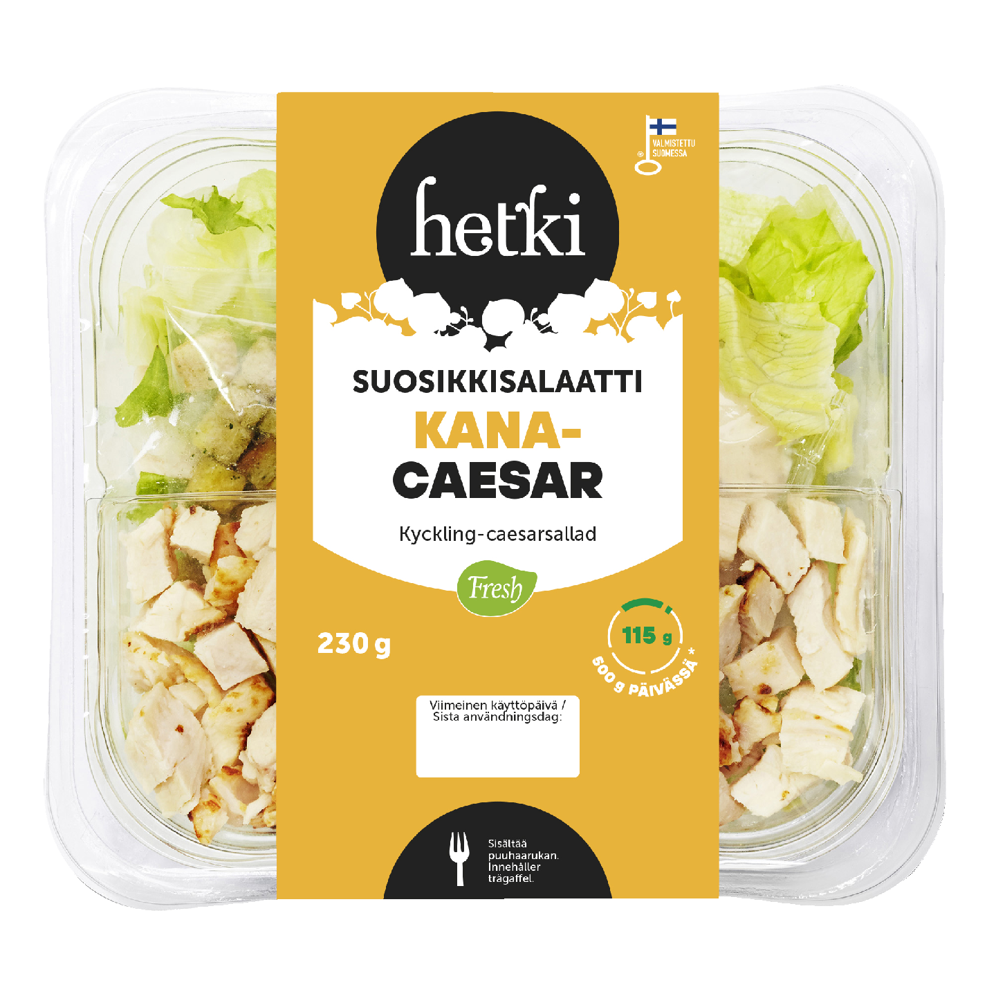 Fresh Hetki Suosikkisalaatti kana-caesar 230g