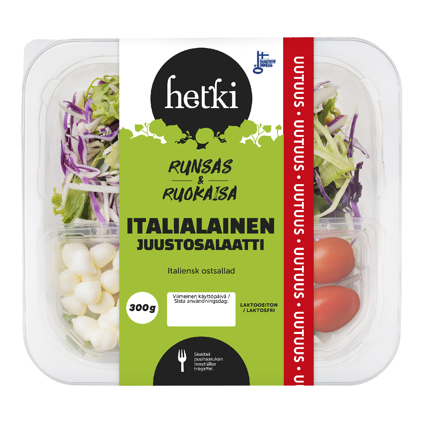 Hetki Runsas & Ruokaisa italialainen juustosalaatti 300g